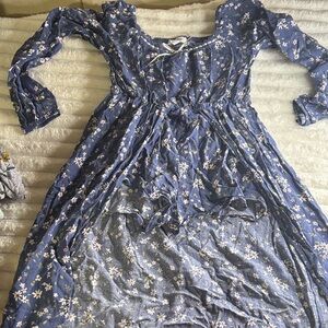 Floral Blue Jumpsuit